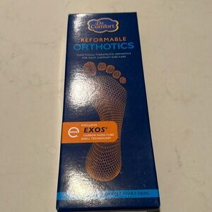 Dr Comfort Reformable Orthotics size W 8.5-9.5 or M 7-8. Exos Inserts